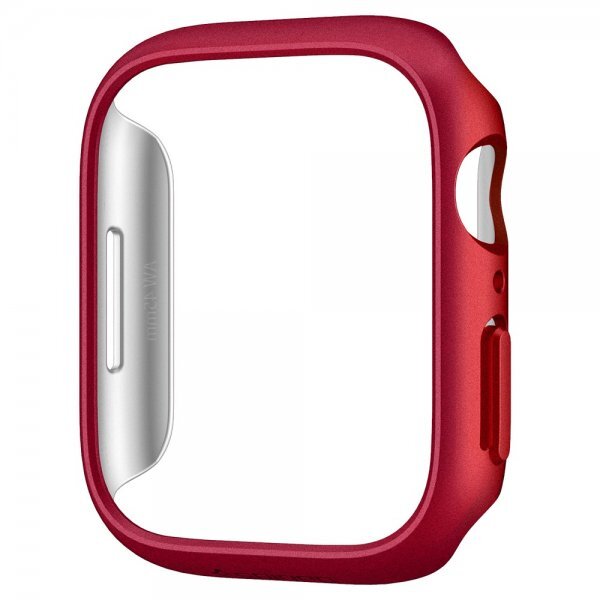 Spigen Apple Watch 45mm Skal Thin Fit Metallic Red