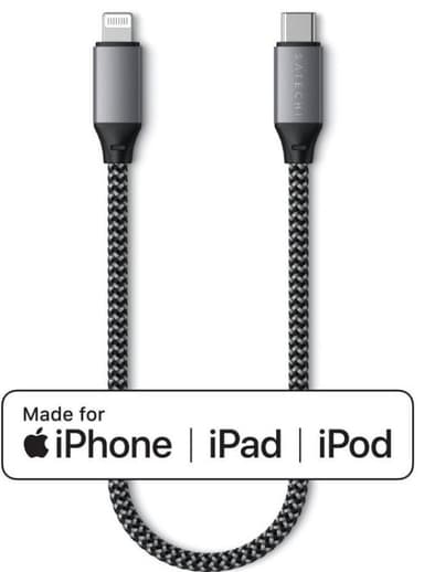 Satechi USB-C ill Lightning kabel 25 cm