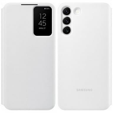 Samsung Original Galaxy S22 Plus Fodral Smart Clear View Cover Vit