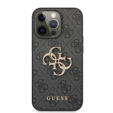 Guess iPhone 13 Pro Max Skal Big Logo Grå