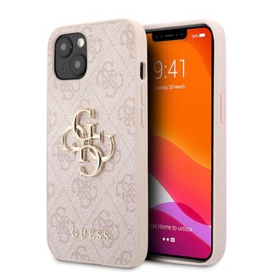 Guess iPhone 13 Skal Big Logo Rosa
