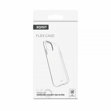 XQISIT Samsung Galaxy S22 Ultra Skal Flex Case Transparent Klar