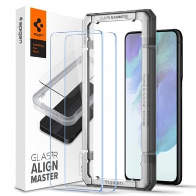 Spigen Samsung Galaxy S21 FE Skärmskydd GLAS.tR ALIGNmaster 2-pack