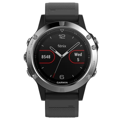 Garmin Fenix 5 träningsklocka (grå/svart)