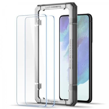 Spigen Samsung Galaxy S21 FE Skärmskydd GLAS.tR ALIGNmaster 2-pack