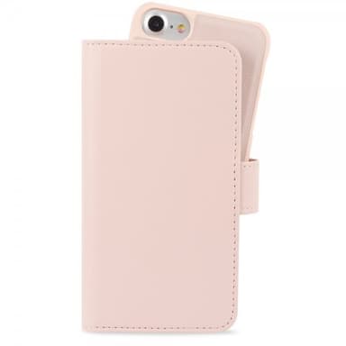 holdit iPhone 6/6S/7/8/SE Fodral Wallet Case Extended Magnet Löstagbart Skal Blush Pink