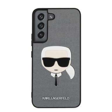 Karl Lagerfeld Samsung Galaxy S22 Plus Skal Saffiano Karl Silver