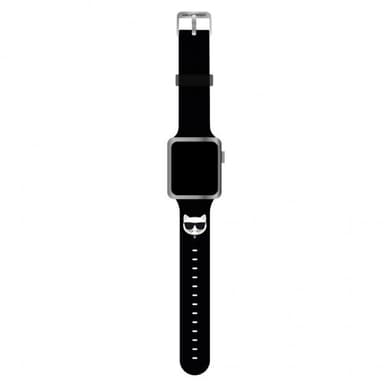 Karl Lagerfeld Apple Watch 42/44/45mm/Apple Watch Ultra Armband Choupette Svart