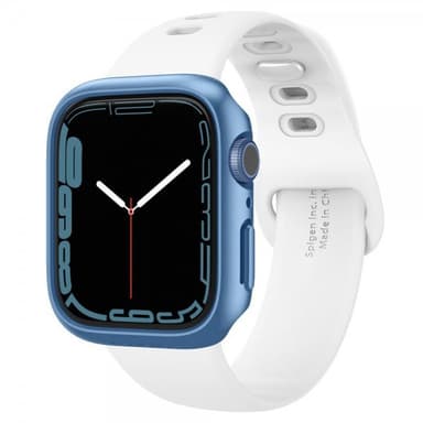 Spigen Apple Watch 45mm Skal Thin Fit Blå