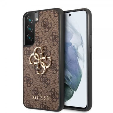 Guess Samsung Galaxy S22 Skal 4G Logo Brun