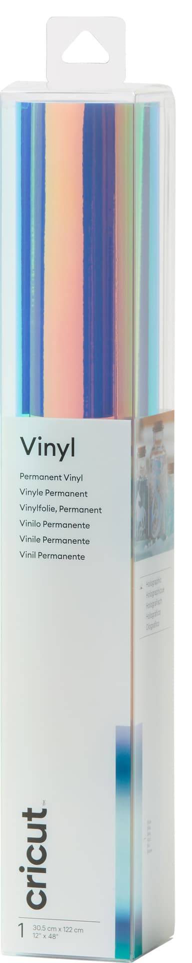 Cricut Holographic vinylark 30 x 120 cm (blå)