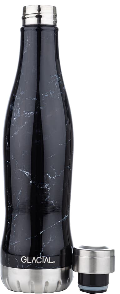 Glacial vattenflaska GL2128400215 (svart marmor)