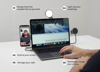 EDGE telefonhållare komplett kit Basalt Grey