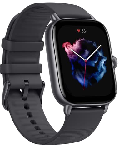 Amazfit GTS 3 smartwatch (grafitsvart)