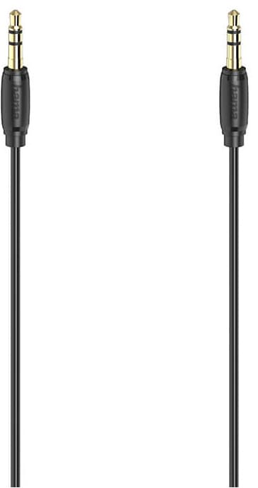 Hama 3.5 mm AUX-ljudkabel (guldpläterad/1.5 m)
