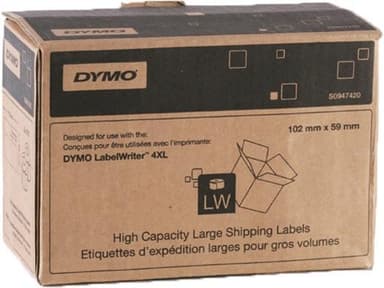 DYMO High Capacity Large Shipping 102x59mm (2 rolls) (S0947420)
