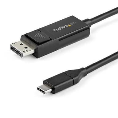 StarTech.com 2 m USB-C till DisplayPort 1.2-kabel - dubbelriktad, 2 m,