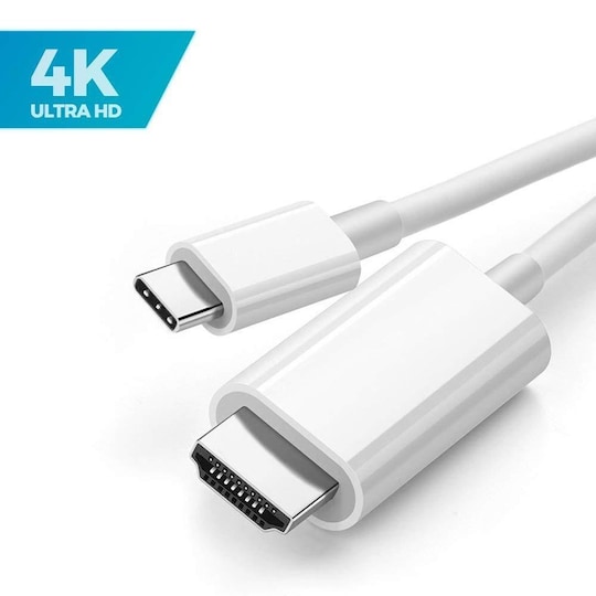 USB-C till HDMI kabel 4K UHD 1.8 meter