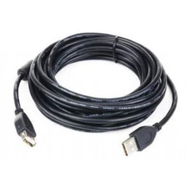 Cablexpert USB 2.0 AM/FM 1.8 m, Svart, USB -förlängningskabel