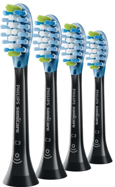 Philips Premium Plaque Defence borsthuvud HX9044/33 (svart)