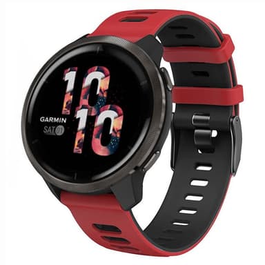 Twin Sport Armband Garmin Venu - Röd/svart