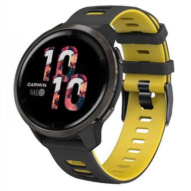 Twin Sport Armband Garmin Venu - Svart/gul