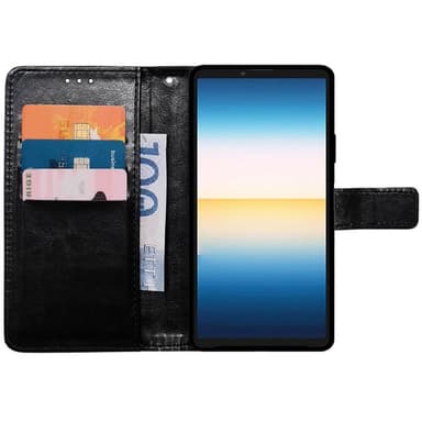 Mobilplånbok 3-kort Sony Xperia 10 IV - Svart