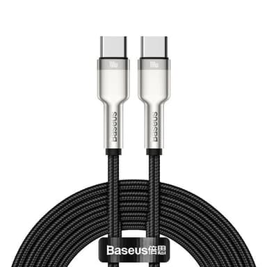 Baseus Cafule Metal USB-C - USB-C 100W 2 m Svart