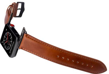 Buffalo läderrem för Apple Watch 38/40/41mm (tanfärgad)