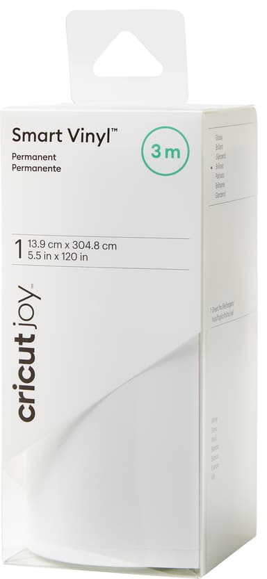 Cricut Joy Smart Vinyl rulle 14x300 cm (white)