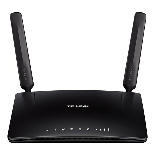 TP-Link trådlös 3G/4G router, 2,4GHz, 300Mbps, 4xLAN/WAN, svart