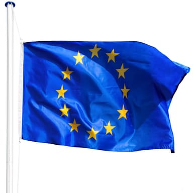 tectake Aluminium Flaggstång - Europa