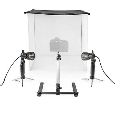 Nedis Fotostudiosats 60 x 60 cm 2800 K vikbar