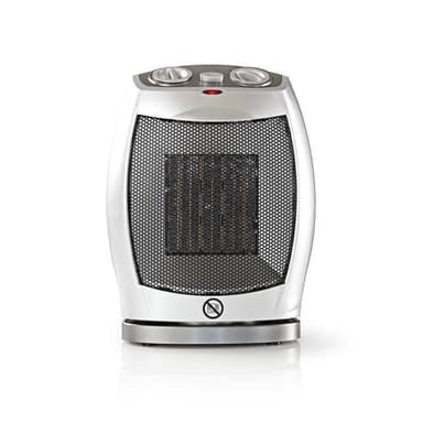 Keramisk värmefläkt | 750 och 1 500 W | Grå