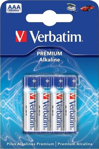 Verbatim batterier (AAA)