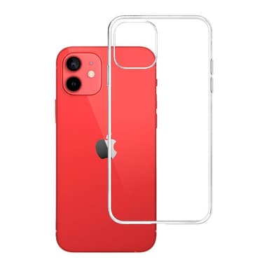 3MK För iPhone 12/12 Pro, TPU, Transparent, Klar telefonväska