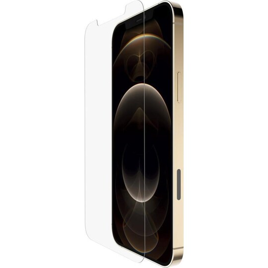 Belkin skärmskydd för iPhone 12 Pro Max, härdat glas, transparent