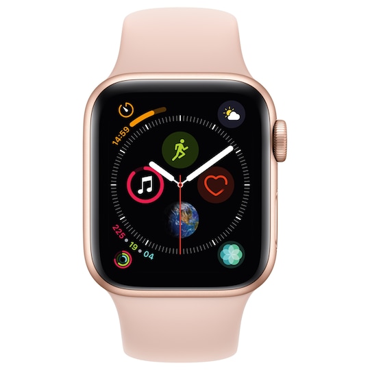 Apple Watch 4 40mm (guld alu/rosa sand sportband)