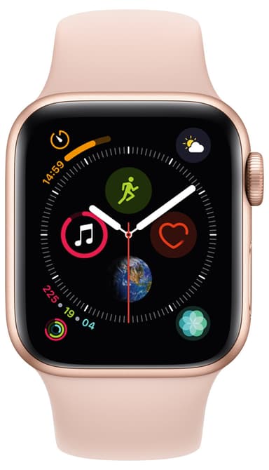 Apple Watch 4 40mm (guld alu/rosa sand sportband)