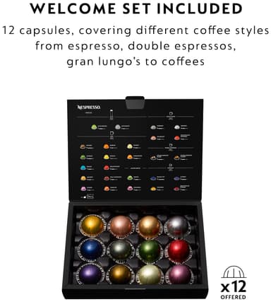 Nespresso Vertuo Next kaffemaskin av Delonghi ENV120GY (grå)