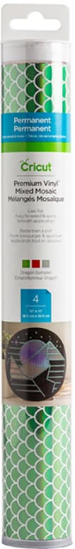 Cricut Premium Permanent Vinyl-ark 4-pack (mosaic mix dragon)
