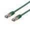 S/FTP Cat6 patch cable 3m 250MHz Deltacertified LSZH green