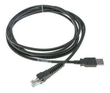 Motorola Symbol USB-kabel, 1xUSB Typ A ha, 1xRJ45 ha, svart