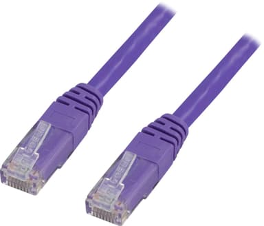 U/UTP Cat6 patch cable 2m 250MHz Delta certified purple