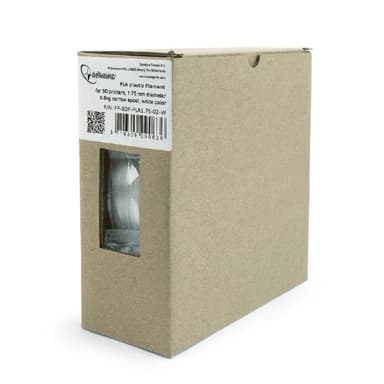 Flashforge PLA-PLUS-glödtråd, vit, 1,75 mm, 1 kg
