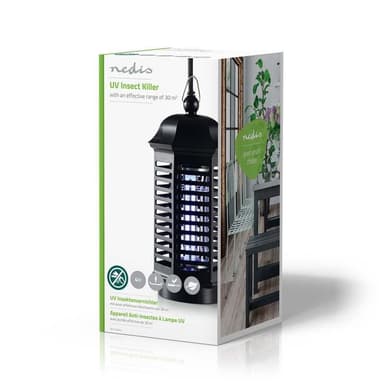 Nedis Mosquito Stop ljusfälla | 4 W | Lamptyp: F4T5/BL | Effektiv räckvidd: 30 m² | Svart