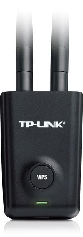 TP-Link trådlöst nätverkskort, USB, 300Mbps, 802.11b/g/n, svart (TL-WN8200ND)