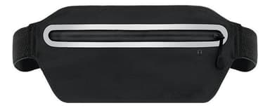 STREETZ Sport waist bag, reflective, fits most mobile phones, black
