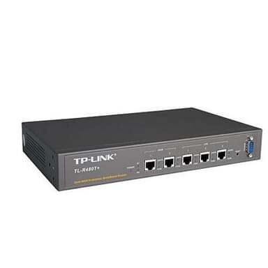 TP-LINK, router med 2st. WAN  inbyggd 3-ports 10/100Mbps switch (TL-R480T+)