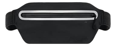 STREETZ Sport waist bag, reflective, fits most mobile phones, black